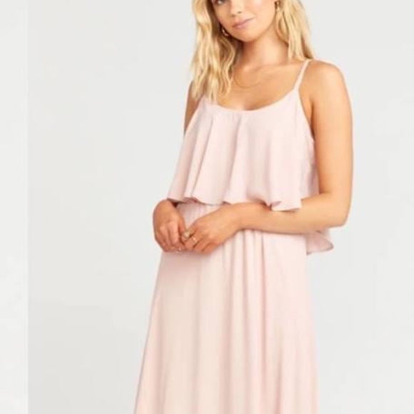 Show Me Your Mumu Caitlin Ruffle Maxi Dress - Picture 1 of 3